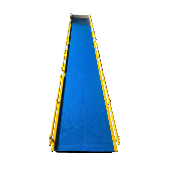 Escala electrónica de camiones con protección de borde