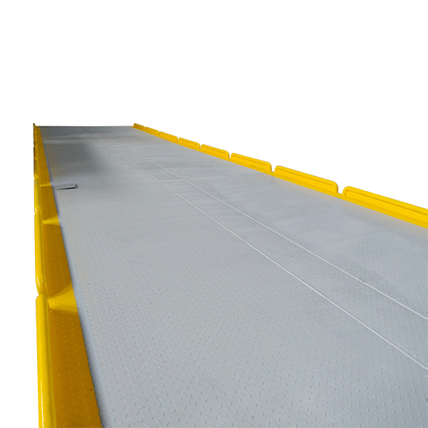 Escala electrónica de camiones con protección de borde Escala electrónica de camiones con protección de borde